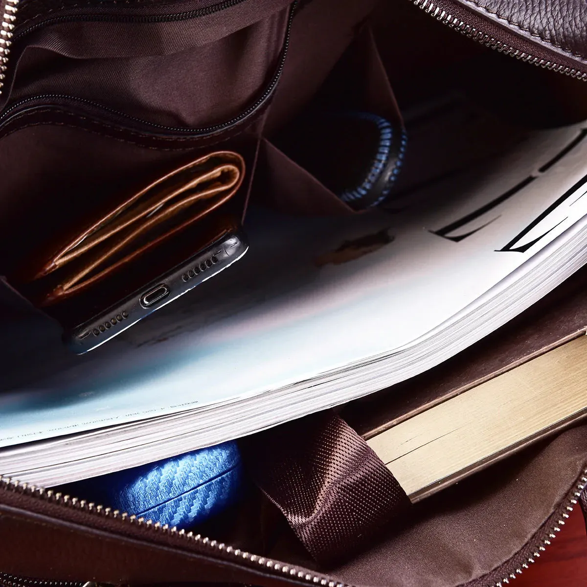 Bolsa Masculina de Couro Legítimo