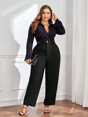 Calça De Terno Plus Size - Moana