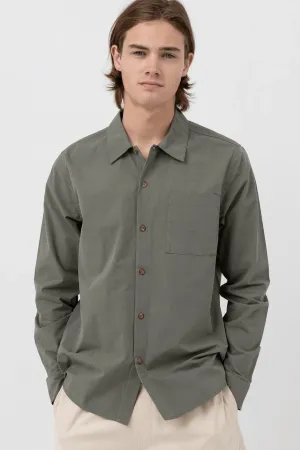 Essential LS Shirt Moss