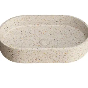 Lavabo Da Appoggio In Mineralmarmo Karag Linus - Fruitcake