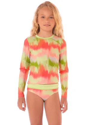 Maaji Lime Ombré Odyssey Rashguard Set Girls