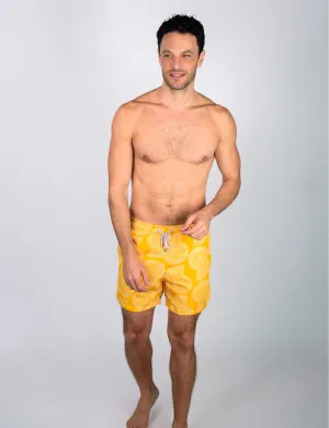 Swim Short Conchas Laranja